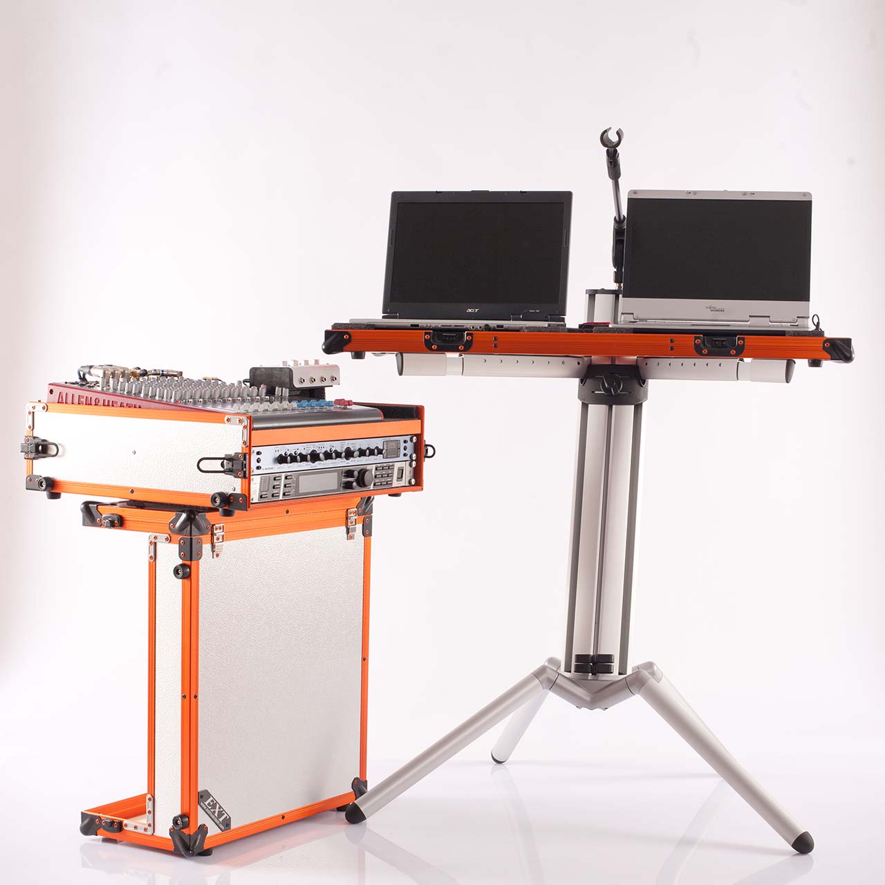 consolle pc + rack